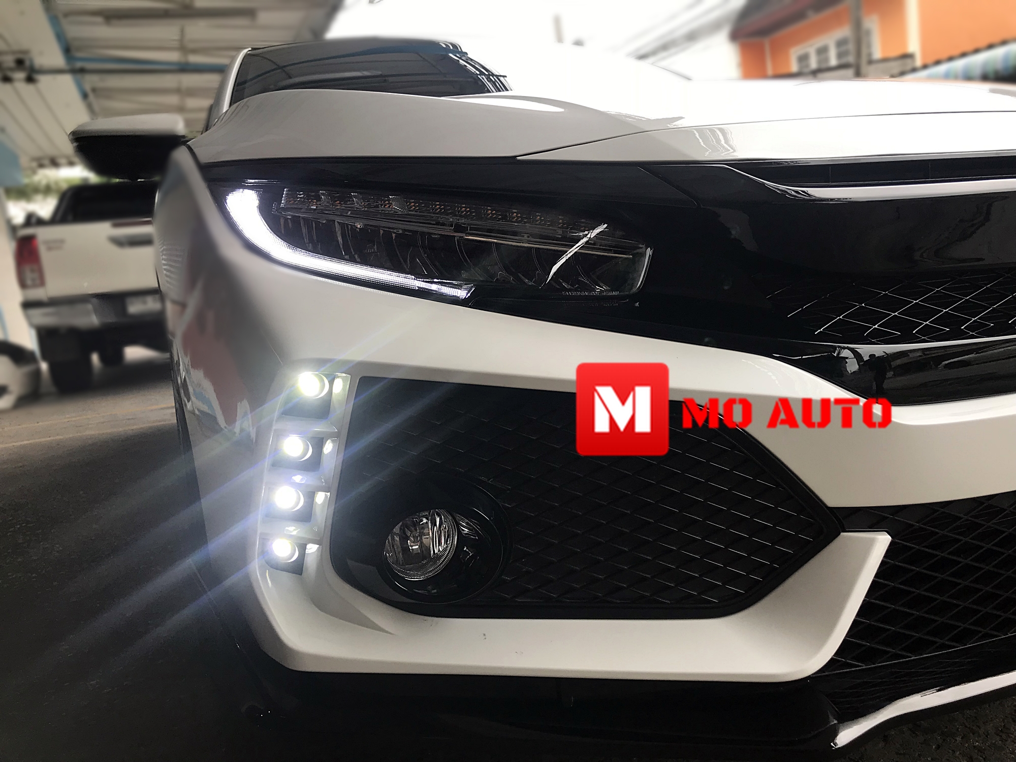 โคมไฟหน้า LED RS งานเทียบ OEM CIVIC FC 2016-2021