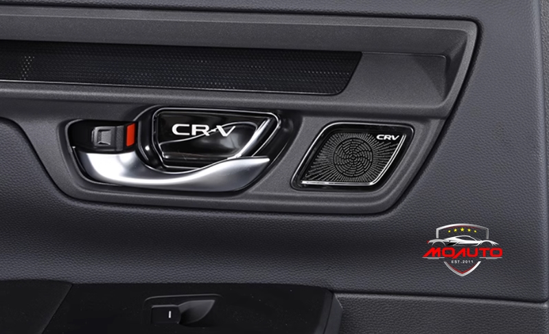 ครอบสแตนเลทดำเงาภายใน CR-V G6