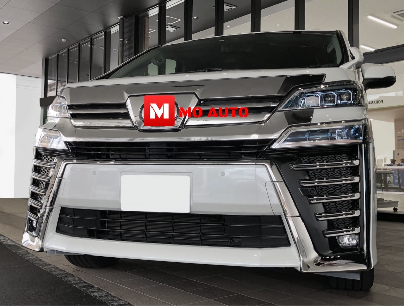 คิ้วกันชนหน้าด้านบน VELLFIRE MC