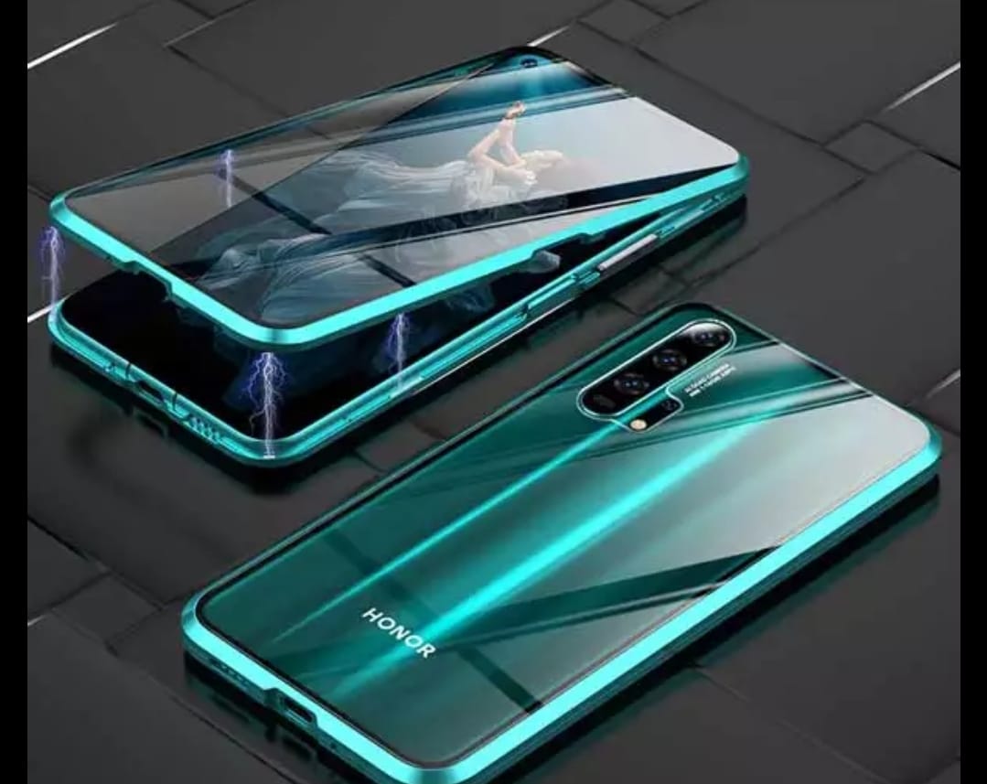 Case Huawei Mate 20 X # Pre-order * เคสกรอบโลหะแม่เหล็กกระจกนิรภัยด้านหน้า + ด้านหลัง ถอดออกได้ *