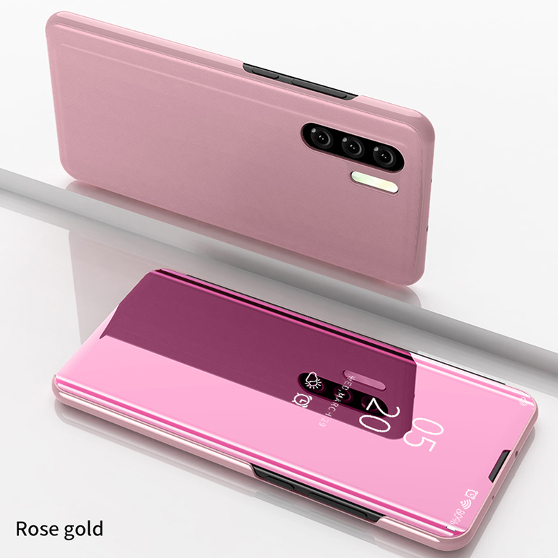 Case Huawei P30 Pro / Pre-Order + พร้อมส่ง * เคส View Mirror ปกกระจกมองหุ้มหนัง *