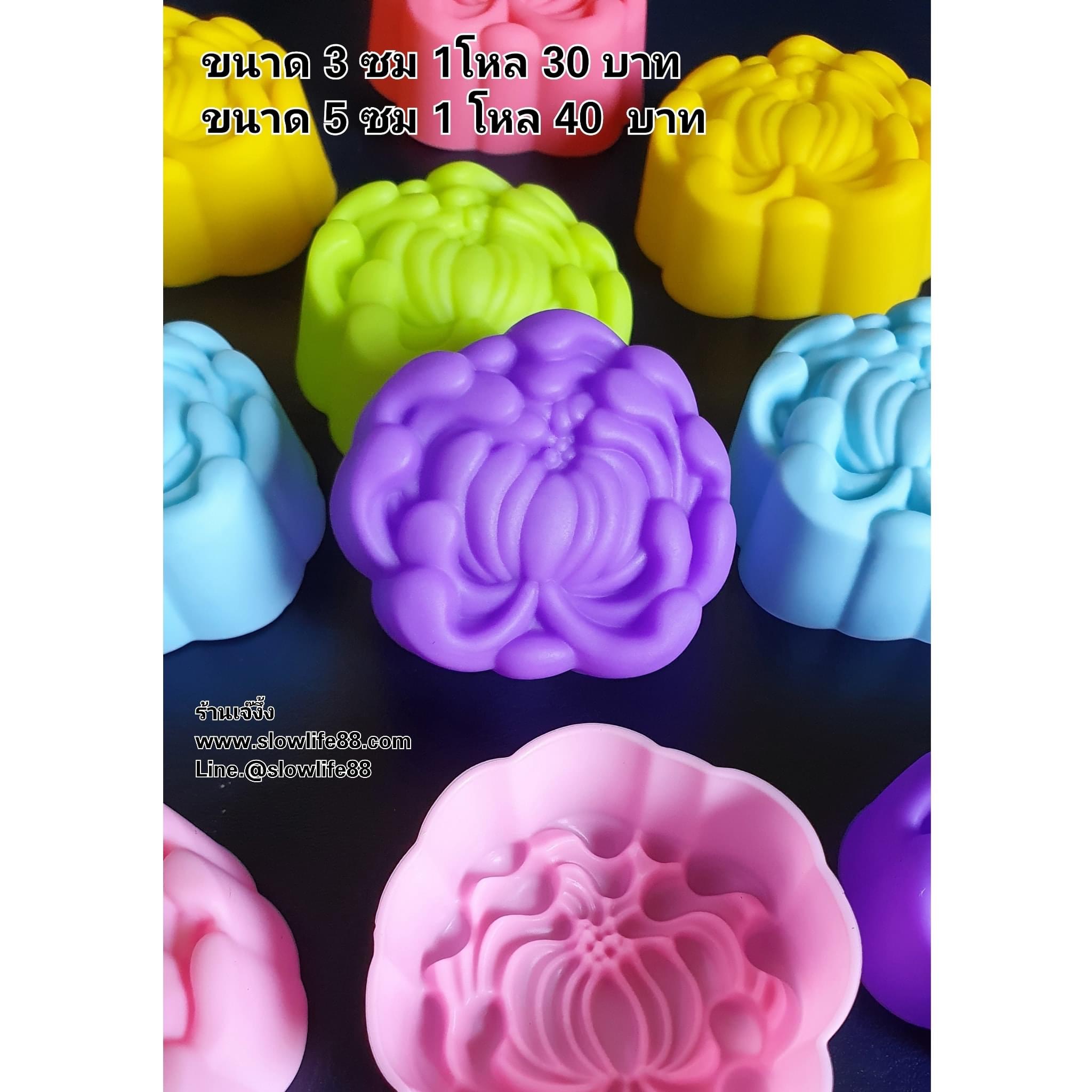 SL509 พิมพ์ซิลิโคน พิมพ์วุ้น ดอกแอสเตอร์ 5 ซม จำนวน 1 โหล