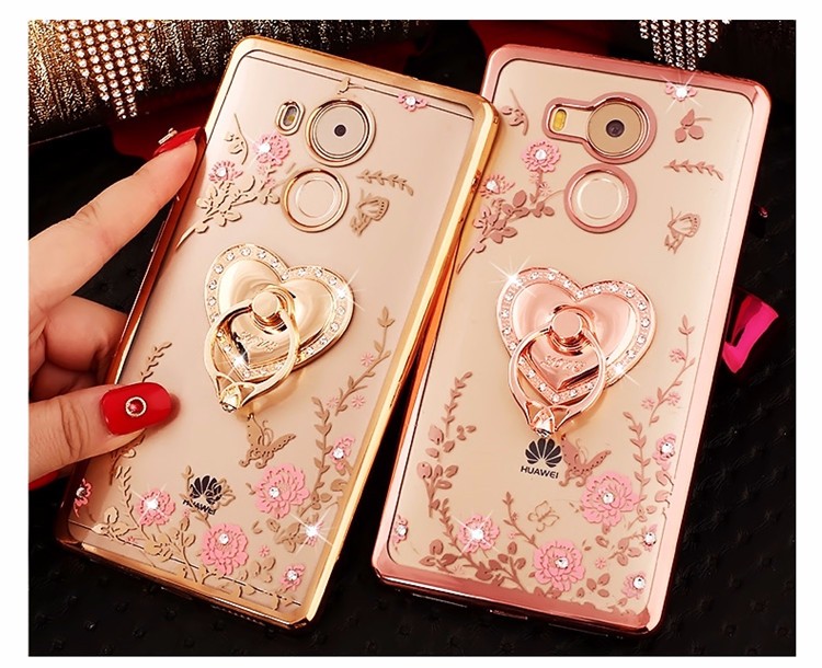 Case Huawei Honor 6 Plus / Pre-order * เคสหรูหราเทคนิคการชุบทอง TPU ซิลิโคนอ่อนนุ่ม + แหวน *