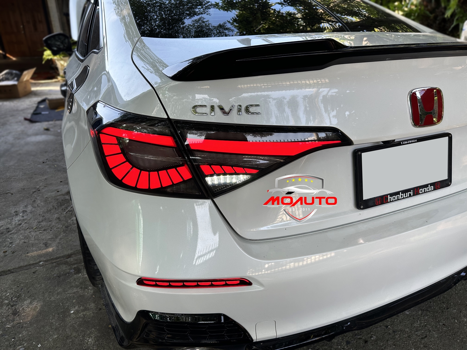 ไฟท้าย FULL LED CIVIC FE ทรง M2