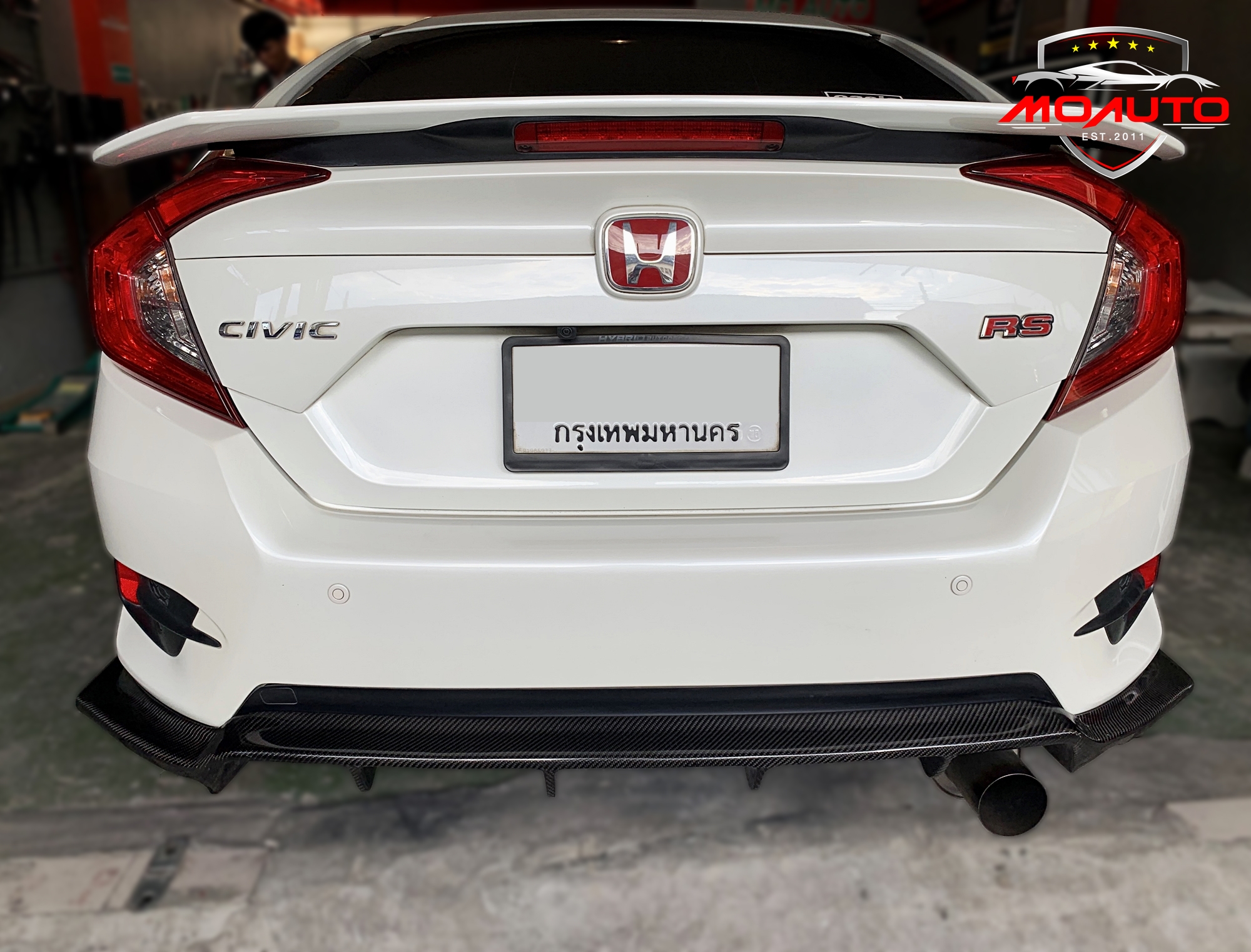 ดิฟฟิวเซอร์หลังคาร์บอนแท้ แบบเต็ม พร้อมปีกข้างFC / FC MC