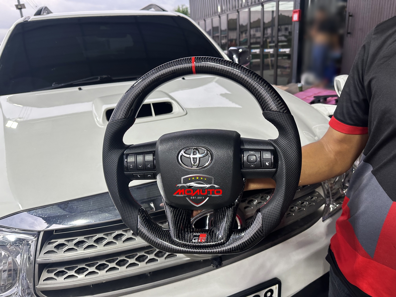 พวงมาลัยคาร์บอนแท้ Fortuner / REVO 2005-2024