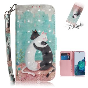 Case Samsung Galaxy S21 5G / Pre-Order * เคสรูปแบบการตกแต่งจุดไฟการพิมพ์กระเป๋าสตางค์ *