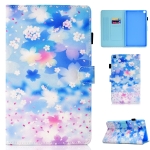 Case Samsung Galaxy Tab S6 Lite / Pre-Order * เคสซองหนังแบนขวาด้วยปากกาปกและช่องใส่การ์ดและหัวเข็มขัดป้องกันการลื่นไถล Strip และ Bracket *
