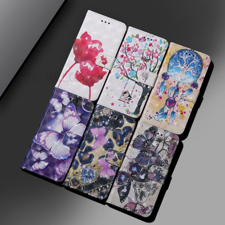 Case Huawei Mate 20 X / Pre-order * เคสกระเป๋าสตางค์ ประดับลวดลายพร้อมขาตั้ง + สายคล้องมือ *
