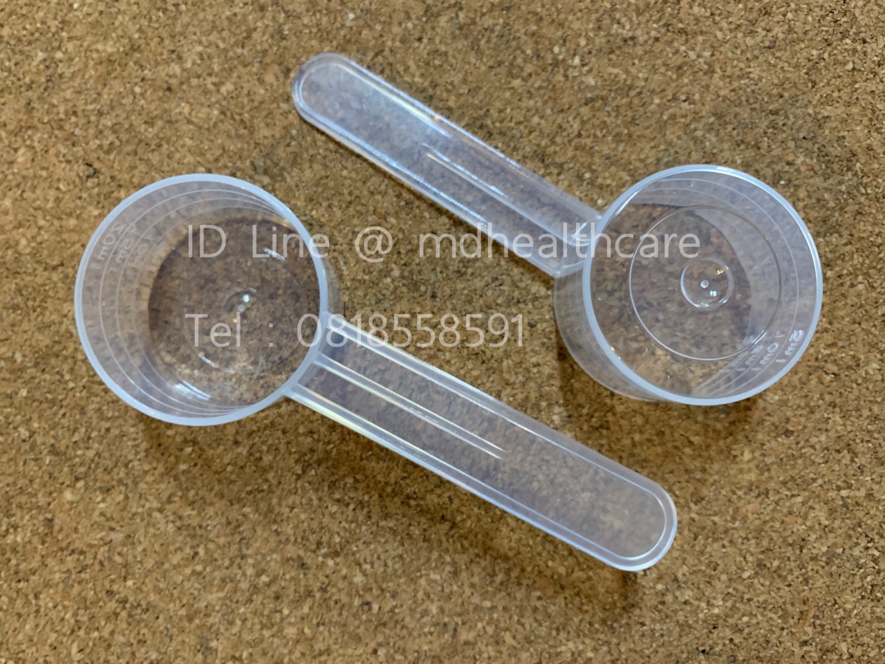 ช้อนตวง10กรัม/20ml.(cc.) ยาว9.3cm. (10ชิ้น/ชิ้นละ 3บาท)