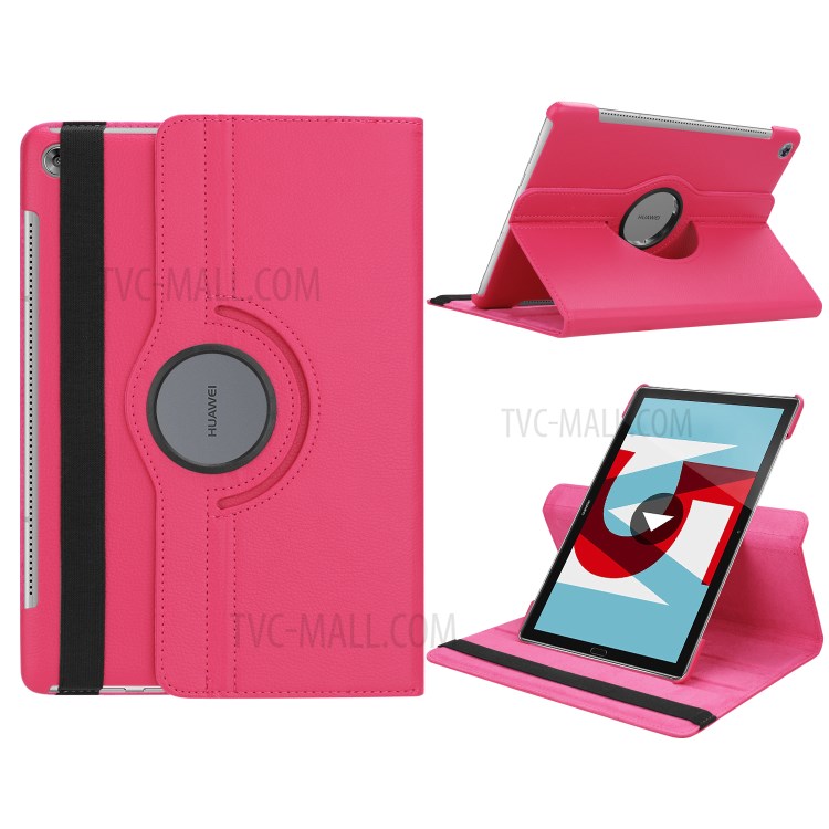 Case Huawei MediaPad M5 Pro / Pre-Order * เคสผิวลิ้นจี่ หมุน 360 องศาช่วยให้มองเห็นแนวนอนและแนวตั้ง *