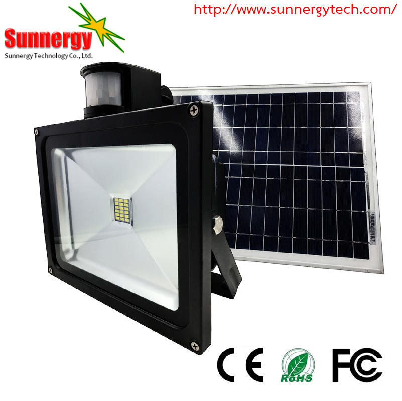 โคมไฟ LED Solar Flood Light ขนาด 10W 12V รุ่น STCLF-TSGS10W2