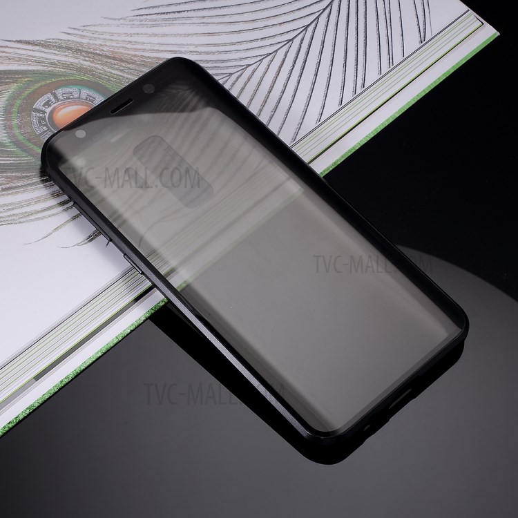 Case Samsung Galaxy S9 Plus # Pre-Order * เคสกรอบโลหะการติดตั้งแม่เหล็ก + กระจกเต็มครอบคลุม360องศา การจดจำใบหน้าต่อต้านการมองลอด *