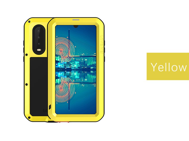 Case Huawei P30 / Pre-Order * LOVE MEI วัสดุ: โลหะ + TPU + กระจก คุณสมบัติกันน้ำกันกระแทกและกันฝุ่น *