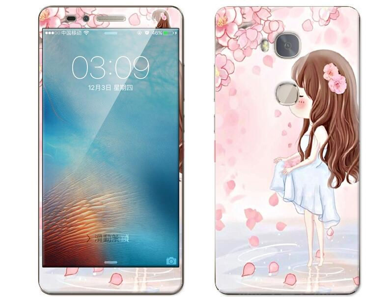 Case Huawei GR5 / Pre-orde * เคส TPU ลายการ์ตูนน่ารักๆ + กระจกนิรภัย *