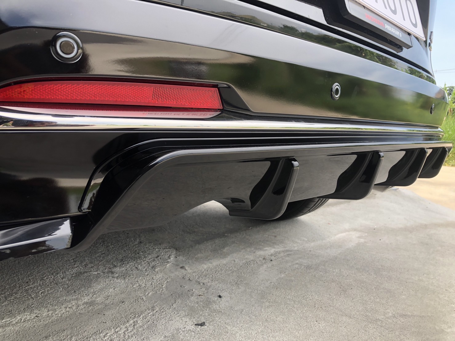 ลิ้นสเกิร์ต หน้า-หลัง ดำเงา HR-V 2022-2025