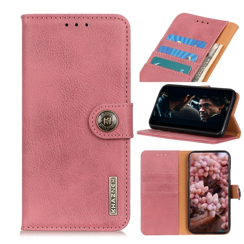 Case OPPO Reno4 Pro / Pre-Order * KHAZNEH Cowhide Texture ซองหนังพลิกแนวนอนพร้อมตัวยึดและช่องเสียบการ์ดและกระเป๋าสตางค์ *