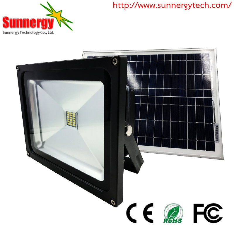 โคมไฟ LED Solar Flood Light ขนาด 10W 12V รุ่น STCLF-TSGS10W1