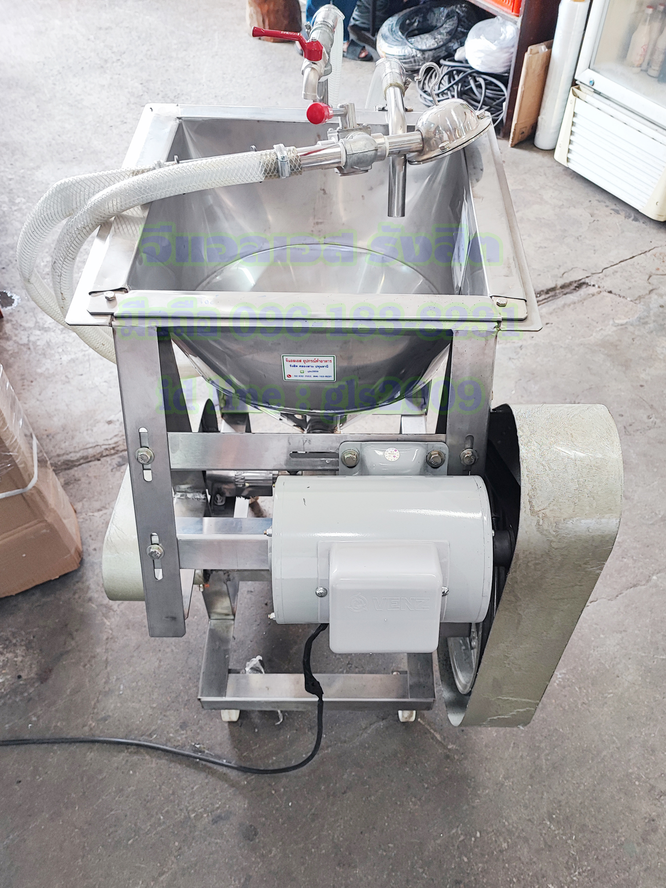 เครื่องโรยเส้นขนมจีนโครงสแตนเลส