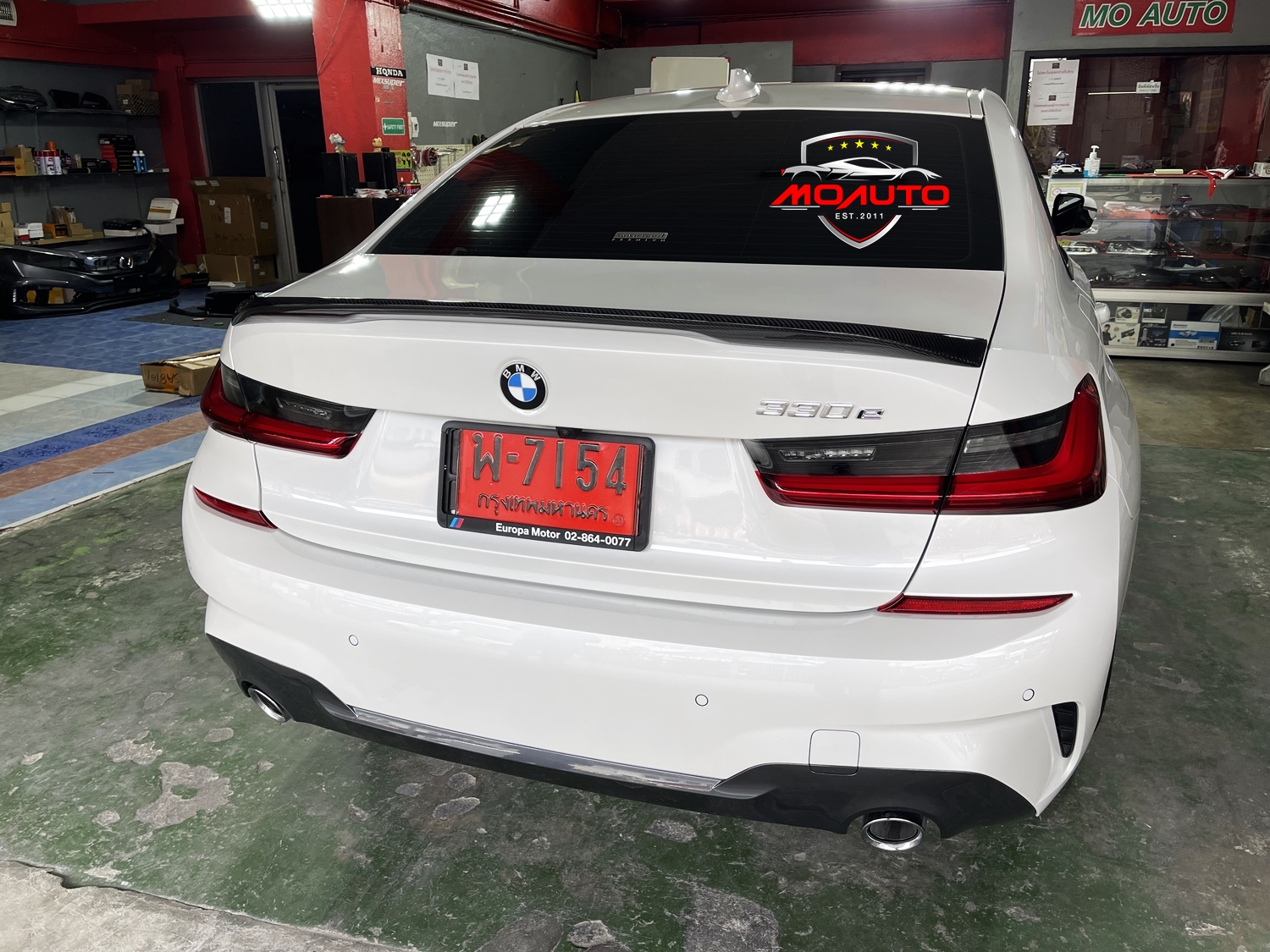 สปอยเลอร์ฝากระโปรงท้าย BMW G20 ทรง MP