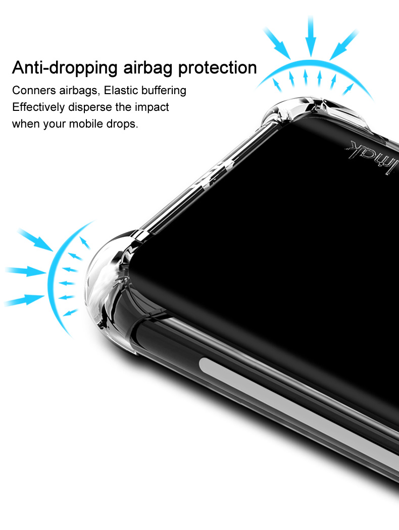 Case Huawei Y9 Prime 2019 / Pre-Order * IMAK Silky Anti-drop Soft TPU กันกระแทก 4 มุม + ฟิล์มป้องกันหน้าจอ *
