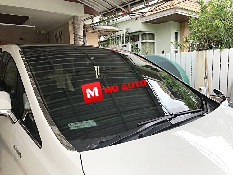 คิ้วขอบกระจกบานหน้า ALPHARD / VELLFIRE MC
