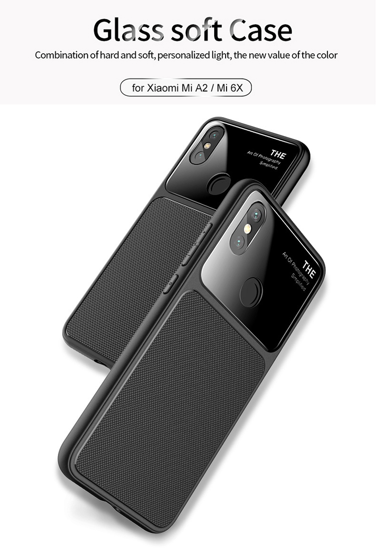 Case Xiaomi Mi A2 / Mi 6X / Pre-Order * LENUO กระจกนิรภัยเลนส์ TPU วัสดุนำเข้าจากเยอรมัน Bayer *