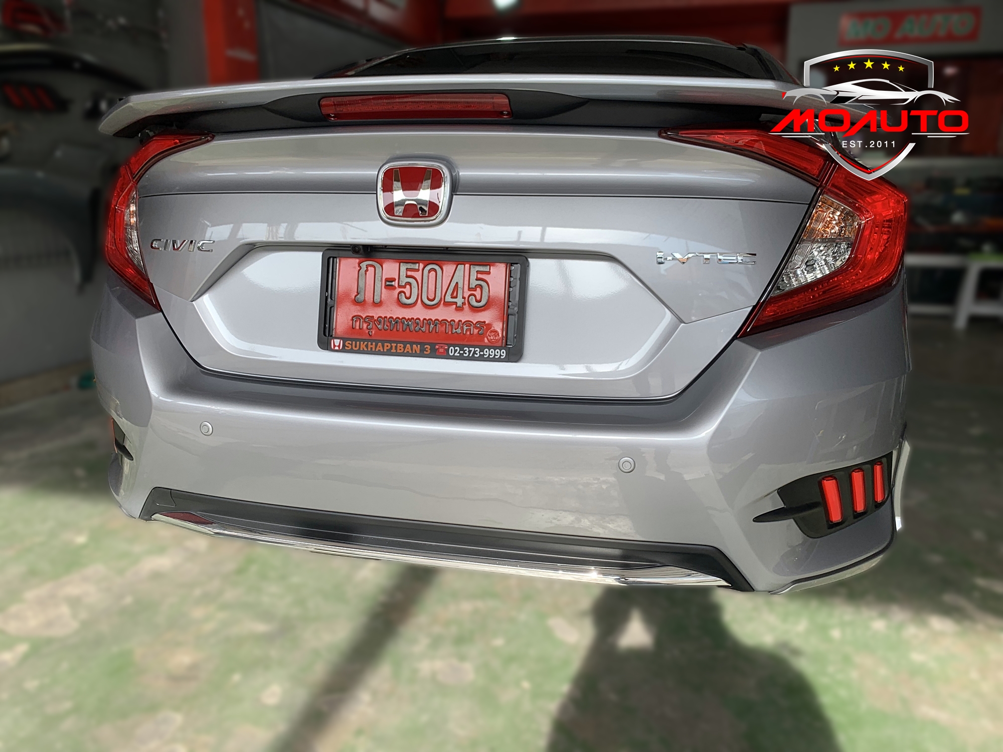 ไฟเบรคกันชนท้าย Mustang Style Civic FC 2016-2021