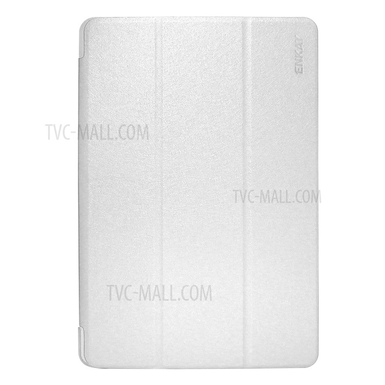 Case Huawei MediaPad M5 Lite 10' / Pre-order * ENKAY เคสหนังเนื้อผ้าไหมสมาร์ทพร้อมขาตั้ง 3 -พับ *