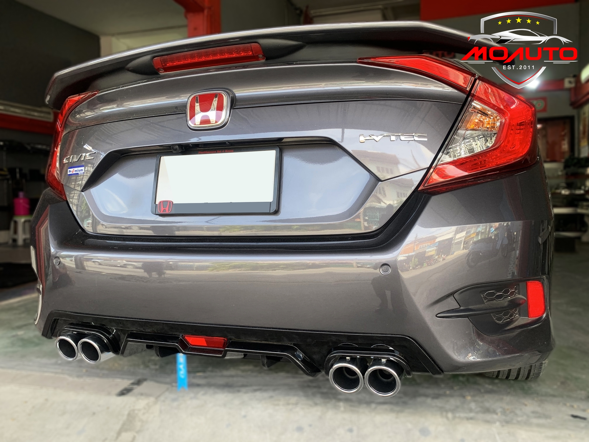 Diffuser ทรง Sport พร้อมปลายท่อหลอก CIVIC FC 2016-2021