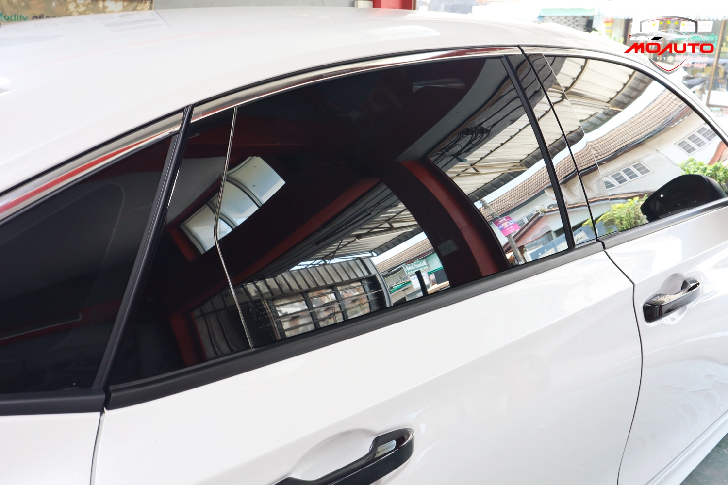 เสาประตู A B ดำเงา RS แท้ CIVIC FE