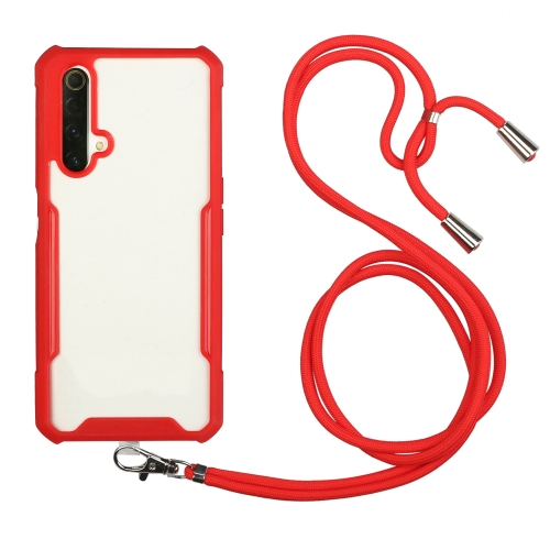 Case Realme X3 SuperZoom # Pre-Order * เคสกันกระแทกอะคริลิค + สี TPU พร้อมสายคล้องคอ *