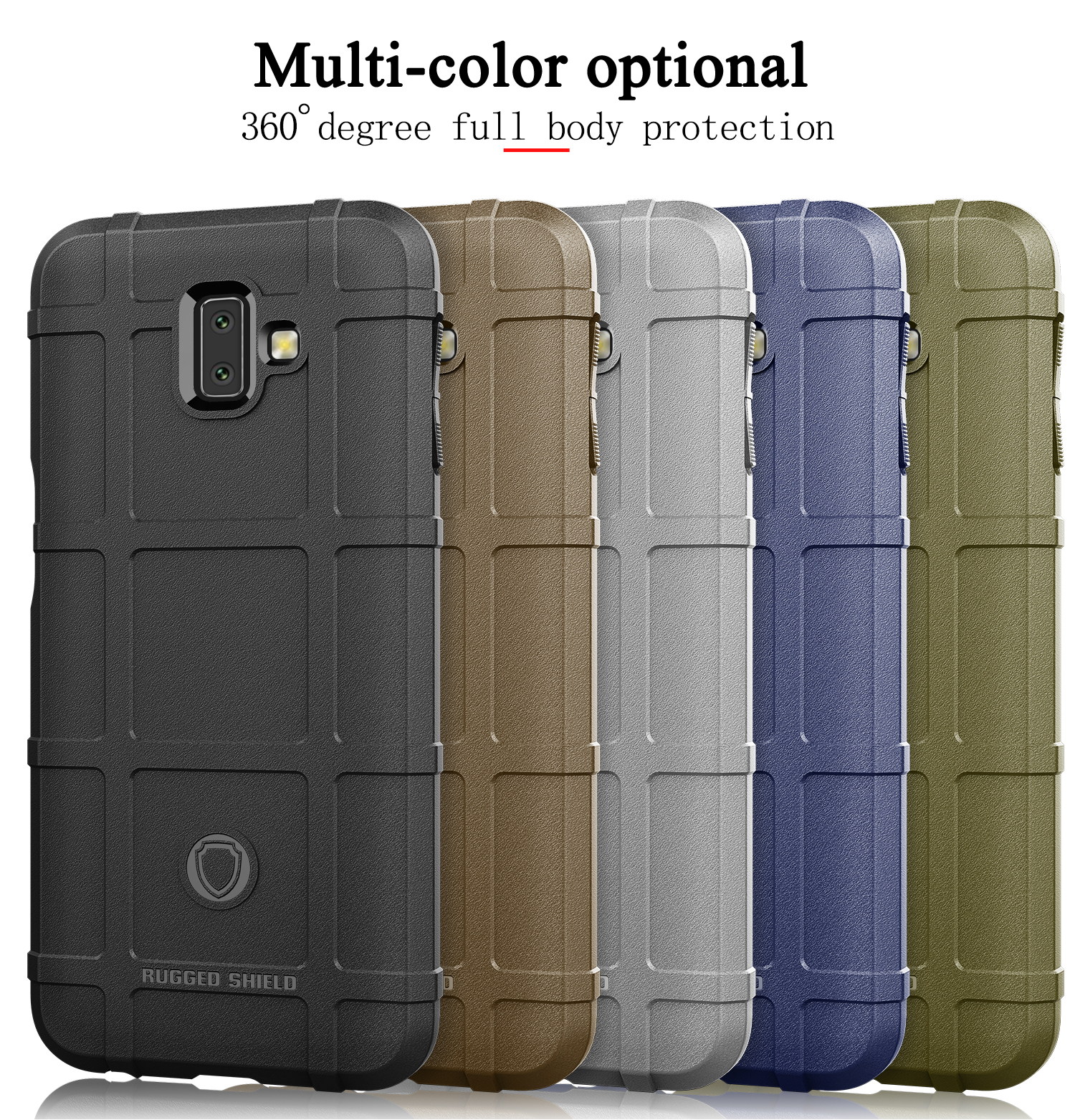 Case Samsung Galaxy J6 Plus / Pre-Order * เคสหนังเคลือบ PC + TPU Combo วัสดุไฮบริด: PC back + TPU เฟรม *