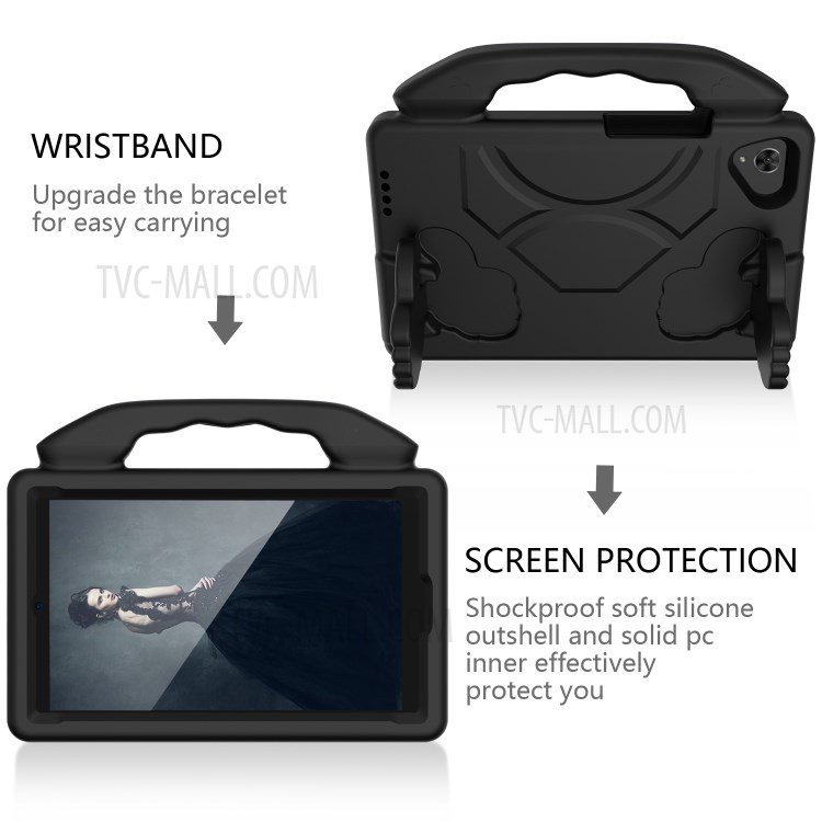 Case Huawei MediaPad M5 / Pre-Order * เคสกันกระแทกแบบนิ้วหัวแม่มือขาตั้งกระแทก EVA *