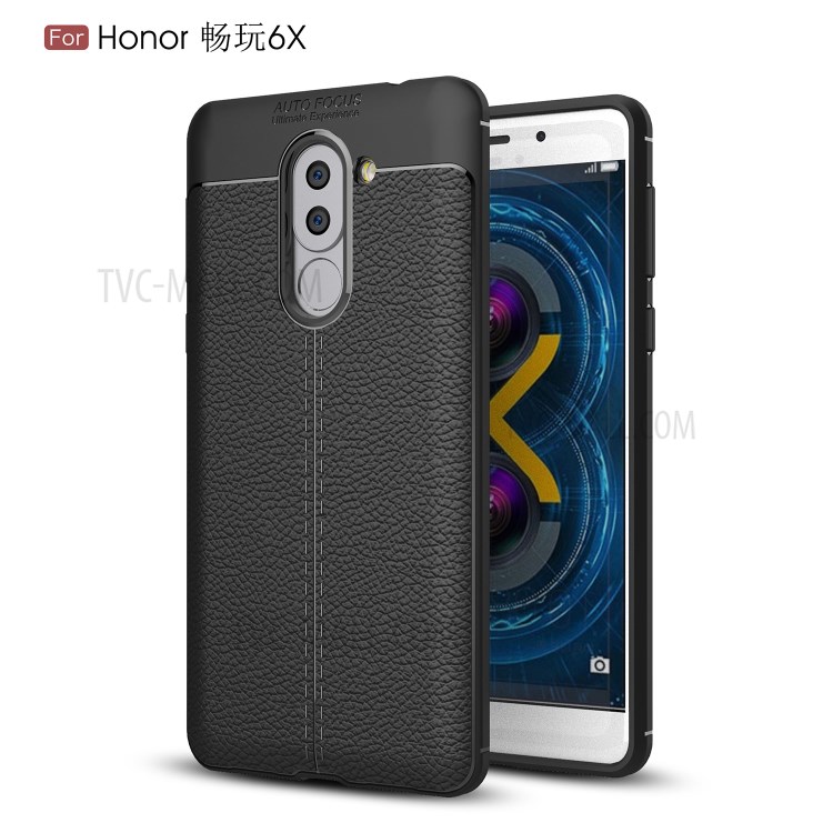Case Huawei GR5 2017/ Pre-orde * เคส TPU เนื้อลายลิ้นจี่ Litchi Grain Soft TPU Back Casing *