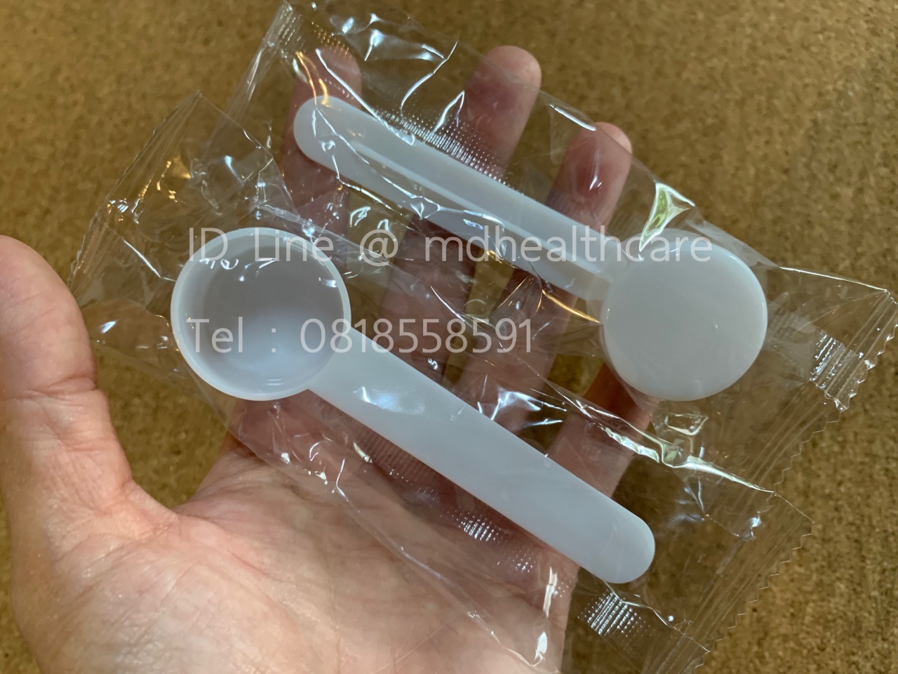 ช้อนตวง5กรัม/10ml.(cc.) ยาว9.5cm (10ชิ้น/ชิ้นละ 30บาท) บรรจุ1ชิ้น/ซอง