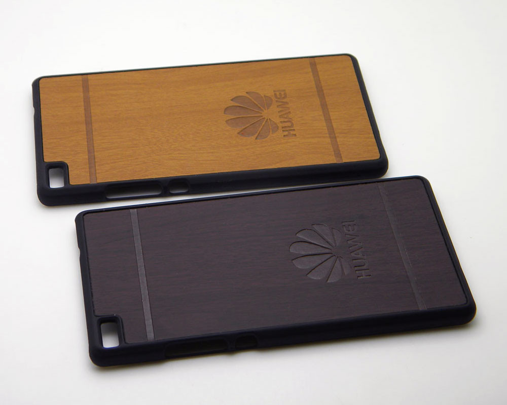 Case Huawei P8 Lite / Pre-order * เคสปกวินเทจ RetroStyle ผิวลายไม้ *