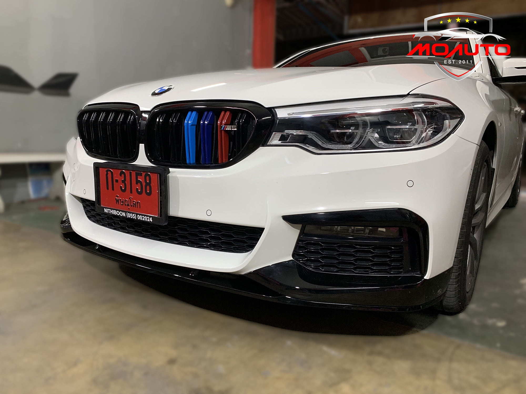 ลิ้นหน้า BMW Series 5 G30 ดำเงา ทรง MP