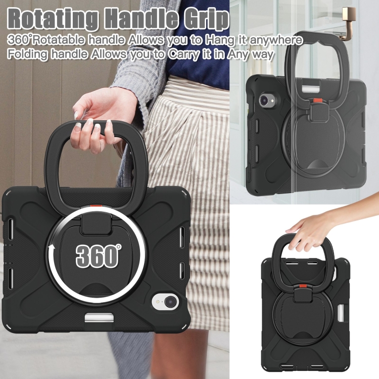 Case iPad mini 6 (2021) # Pre-Order * เคสซิลิโคน + PC พร้อมตัวยึดและสายคล้องไหล่ *