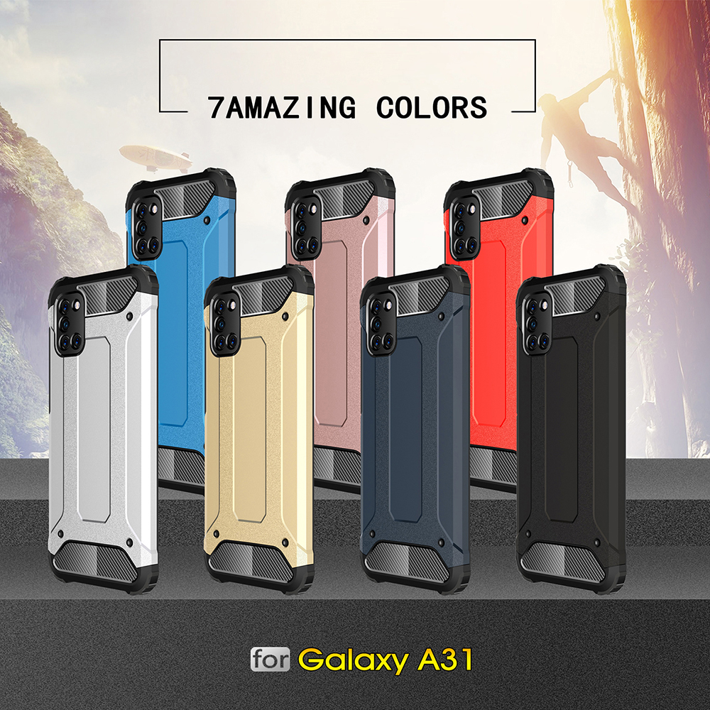 Case Samsung Galaxy A31 / Pre-Order * เคสกันกระแทกพลาสติก + TPU ไฮบริด และวัสดุพลาสติก *