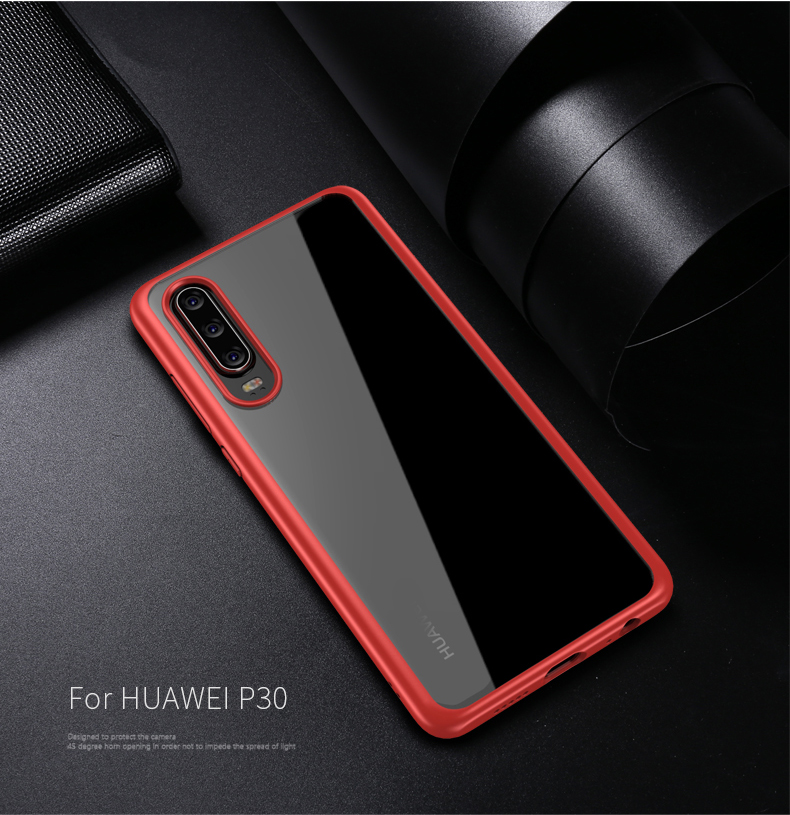 Case Huawei P30 / Pre-Order * IPAKY Clear PC Back + เคส TPU Combo Edge *
