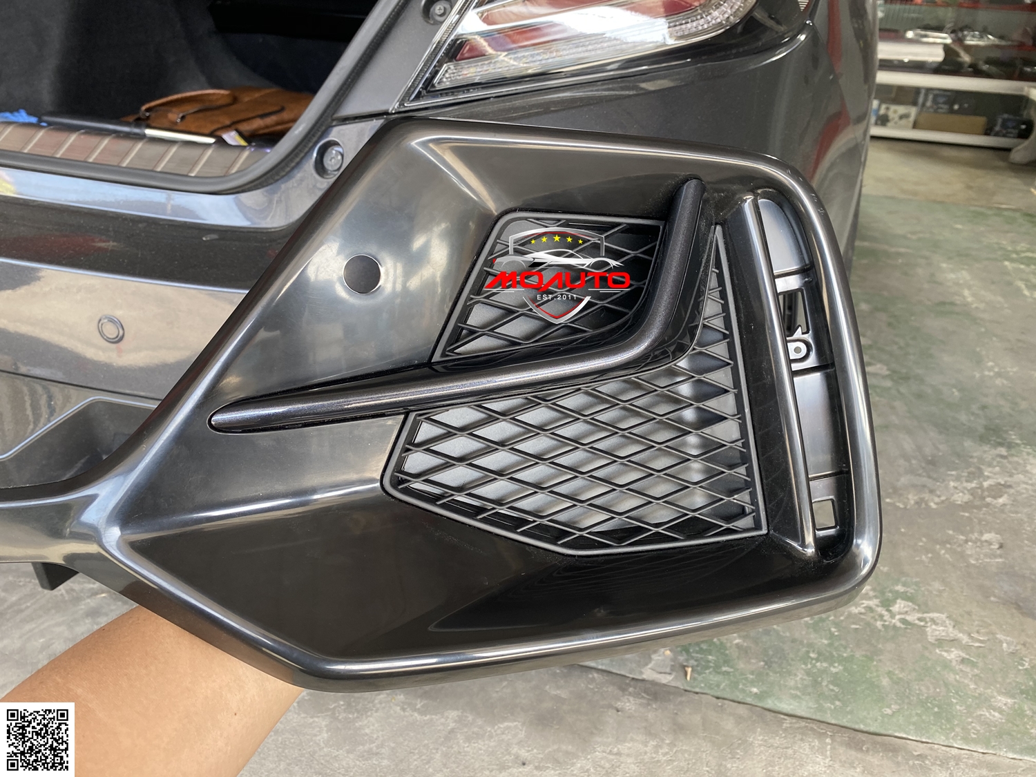 ฝาครอบช่องไฟตัดหมอกหน้า - หลัง งานดิบ ทรง TYPE-R MC CIVIC FC / FK