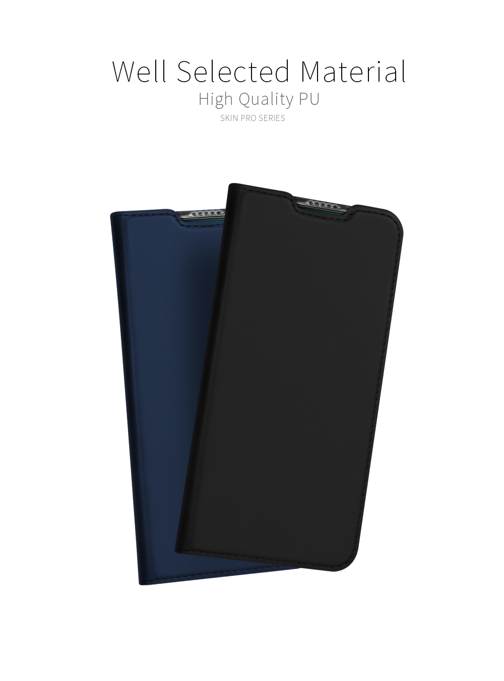 Case OPPO Reno 10x Zoom / พรีออเดอร์ * DUX DUCIS Skin Pro สไตล์ธุรกิจที่เรียบง่ายและโครงสร้างที่บางเฉียบ หนัง PU มันวาว *