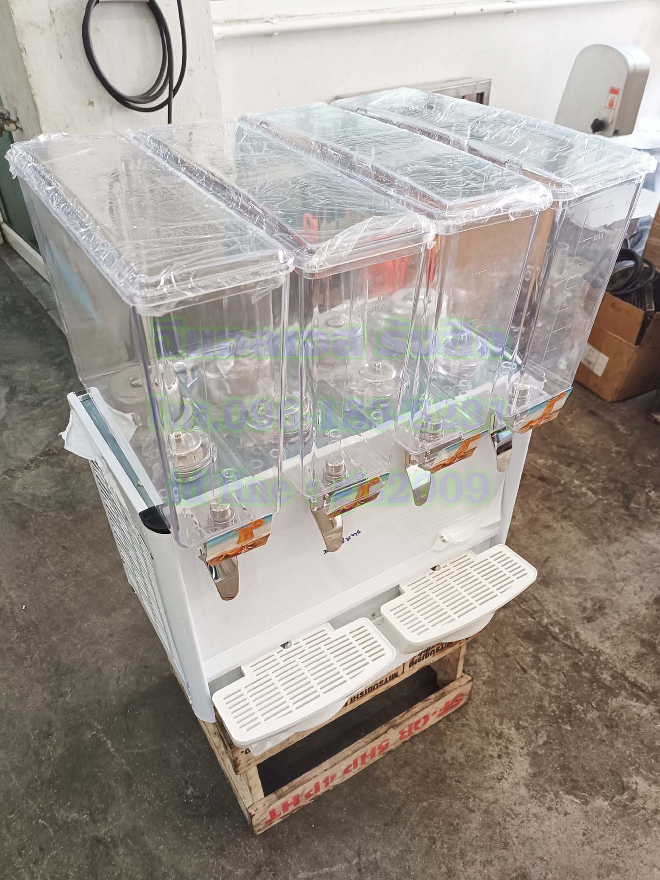 ตู้กดน้ำหวาน4ช่อง ช่องละ9ลิตร ทำความเย็นในตัว