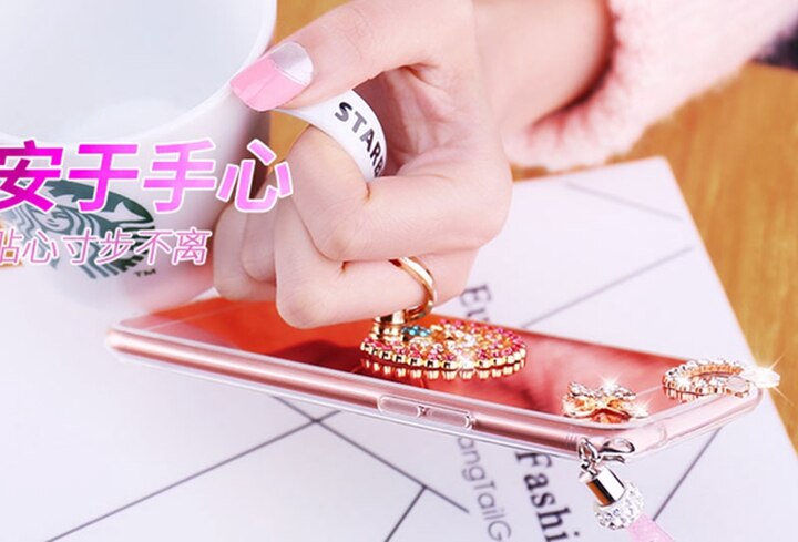 Case Huawei Mate 9 Pro / Pre-order * เคสTpu ซิลิโคนหรูหราใหม่ + ขาตั้งแหวน กระจก *