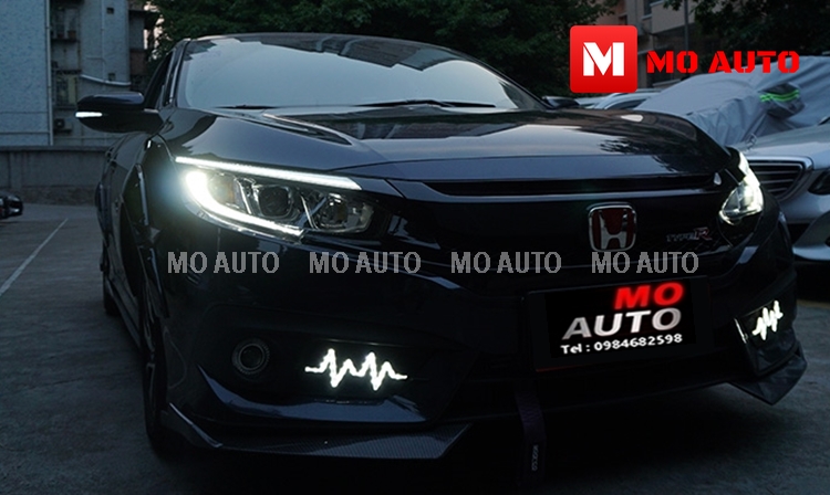 คิ้วไฟหน้า LED CIVIC FC / FK