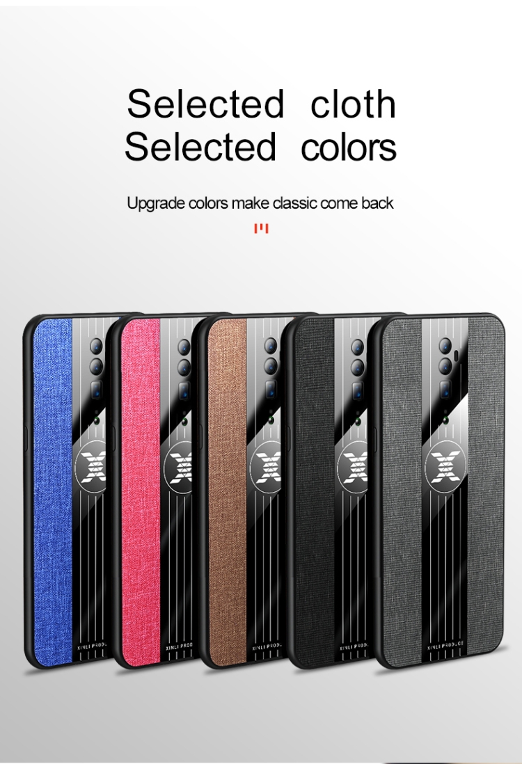 Case OPPO Reno 10x Zoom / พรีออเดอร์ * XINLI ลายผ้า Textue เคสกันกระแทก TPU *