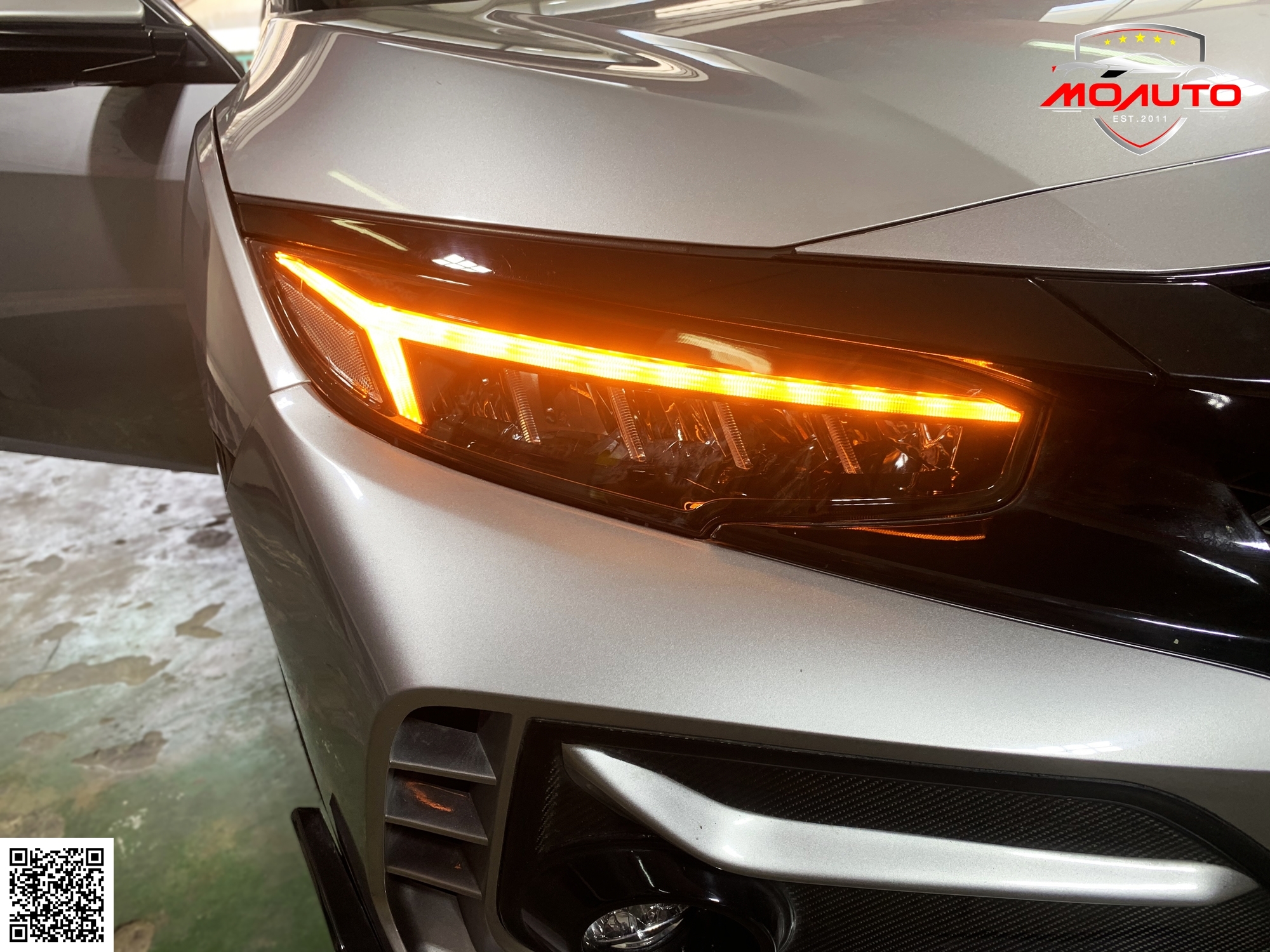โคมไฟหน้า LED ทรง Audi Style CIVIC FC / FK 2016-2021