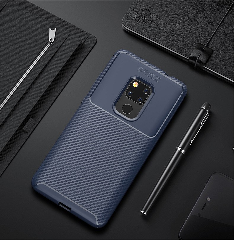 Case Huawei Mate 20 / Pre-order * เคสคาร์บอนไฟเบอร์ ซอฟท์ซิลิโคน *