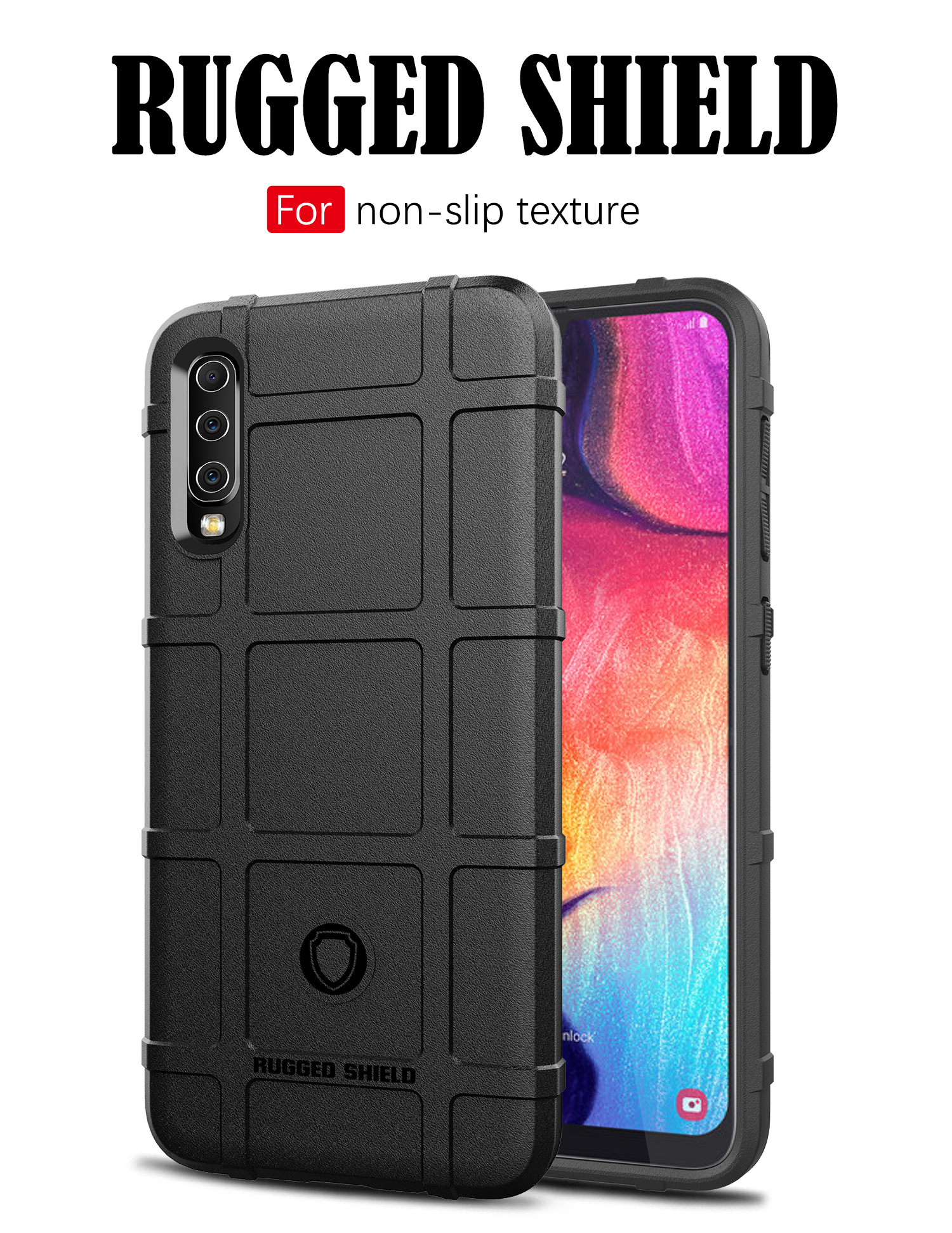 Case Samsung Galaxy A50/A50s/A30s / Pre-order * เคสกันกระแทก ผิวสี่เหลี่ยมจัตุรัส วัสดุ TPU อ่อนนุ่มยืดหยุ่นและยืดหยุ่นได้ *